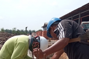 Tapak Pondasi - Ino Alam Nusa Tanjung Morawa